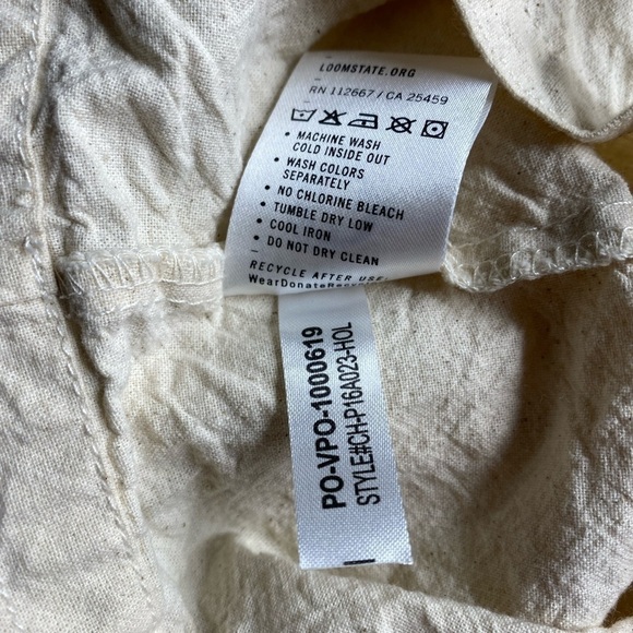 LOOMSTATE CHIPOTLE MEXICAN GRILL CANVAS TOTE BURRITO DESIGN 100% Organic Cotton - Picture 3 of 6